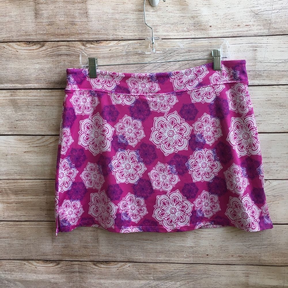 TRANQUILITY BY COLORADO CLOTHING SKORT IN PINK PRINT‎